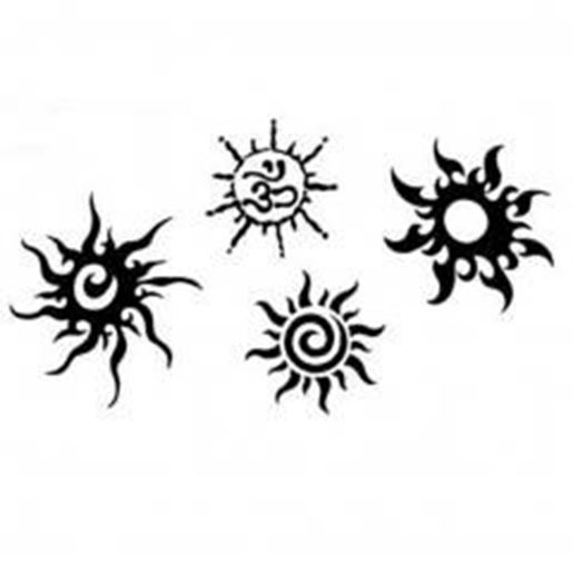 Picture of Creative/ Sexy Men And Women Temporary Waterproof Tattoos Stickers Sun