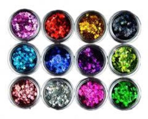 图片 Stars Shape Nail Art Decorations Sequins Glitter - 12 Color