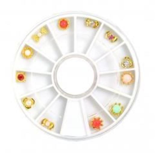 Picture of Wheel Rhinestones Nail Art Decoration Nail Decorations