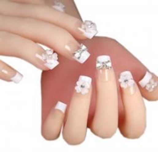 图片 Elegant Bridal Nails Decoration Art Beauty Nails False Nails for Wedding/Party/Prom, O