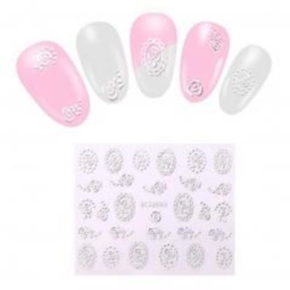 Foto de 5 Sheets Elegant Nail Art Decorations Self-adhesive Stickers