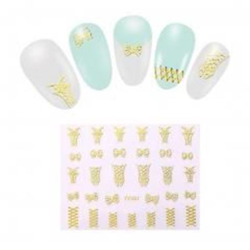 图片 Self-adhesive 5 Sheets Nail Art Decorations Nail Art Tips DIY Nail Sticker