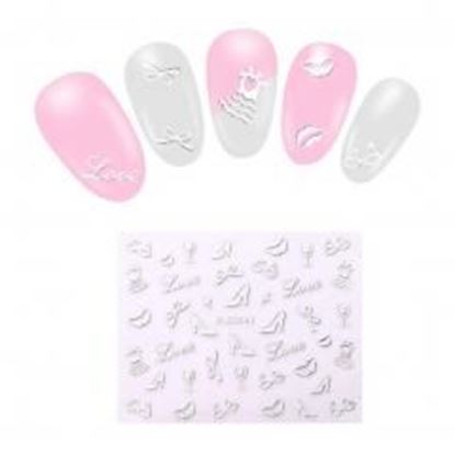 Picture of 5 Sheets of Self-adhesive Tip Nail Art Stickers Decals