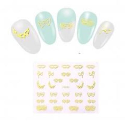 Foto de 5 Sheets of Nail Art Stickers Decals Self-adhesive Design