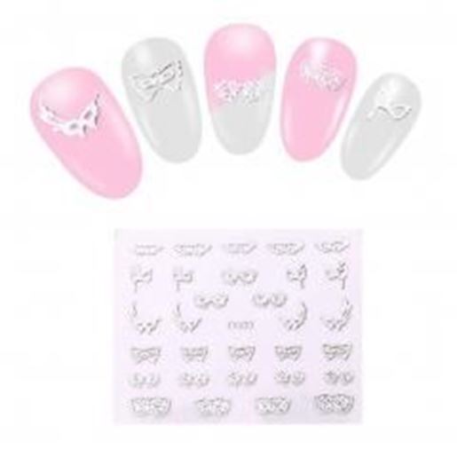 Picture of Nail Art Sticker Tip Decal - 5 Sheets - Self-adhesive