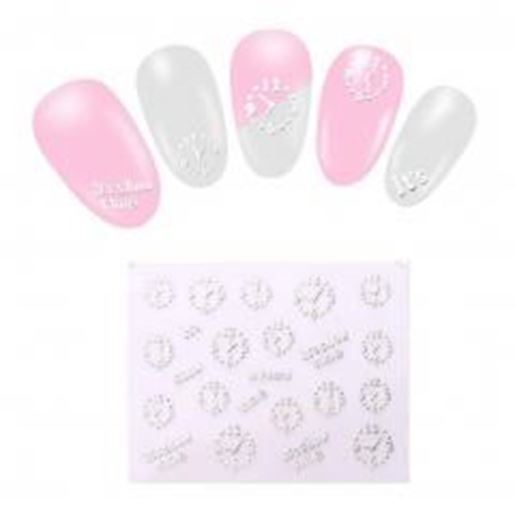 Picture of Nail Art Tips Stickers 5 Sheets DIY Nail Decoration