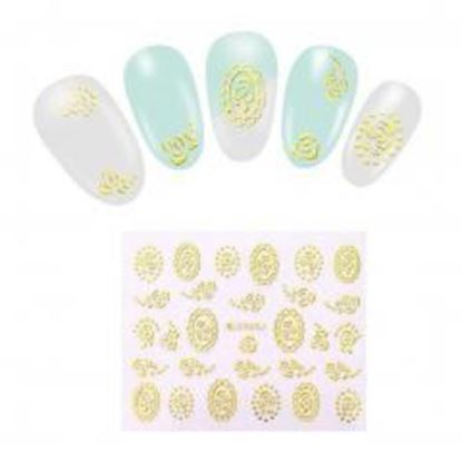 Picture of 5 Sheets DIY Nail Decoration Nail Art Stickers Decals