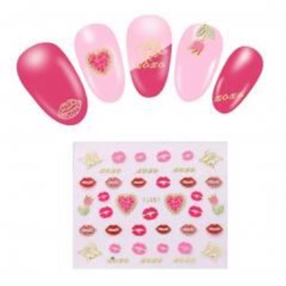 Foto de Beautiful Fashion Accessories Nail Art Stickers Decoration - 5 Sheets