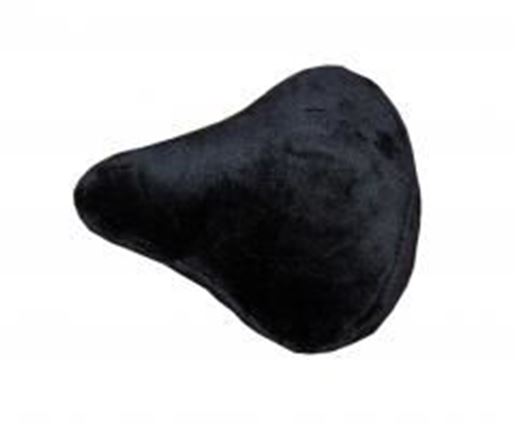 图片 Plus Velvet Thick Autumn And Winter Electric Bicycle Seat Cover-Pointy Black