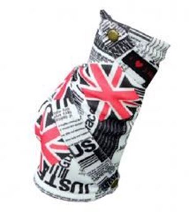 Foto de Mens Black [England] Stylish Cycling Driving Climbing Dance Outdoors Gloves Mitt