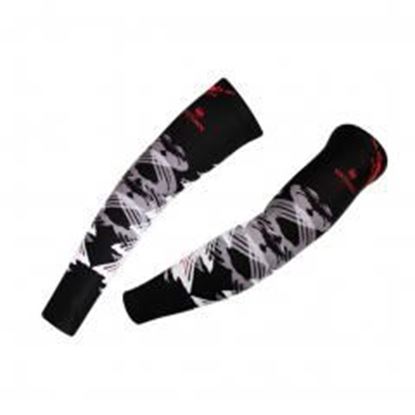 Foto de Black & White Arm Pro Sun Protection Arm Warmer Quick-Dry Arm Sleeves, XXL