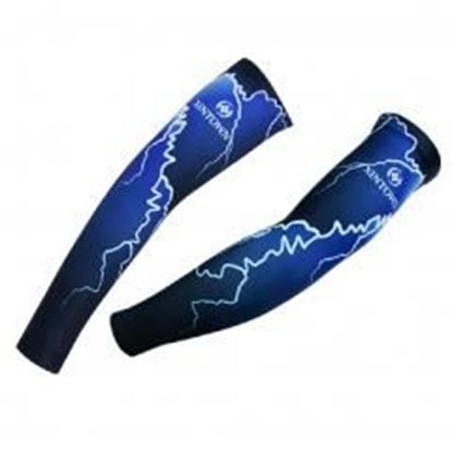 Picture of Black&Blue Cycling Arm Warmers Quick-Dry Arm Sleeves Sun Protective XXL