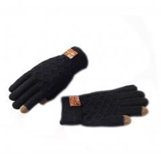 图片 Winter Warm Gloves Men's Warm Cycling Gloves,Navy Blue,M