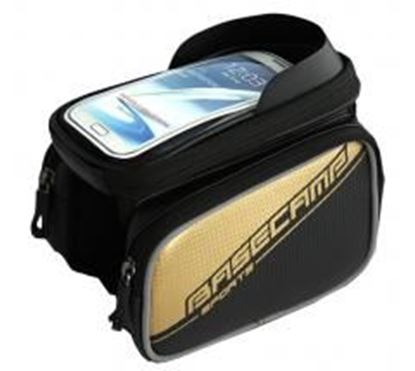 图片 Cycling Bike Bicycle Frame Pannier Front Tube Bag Case For Cell Phone,Black