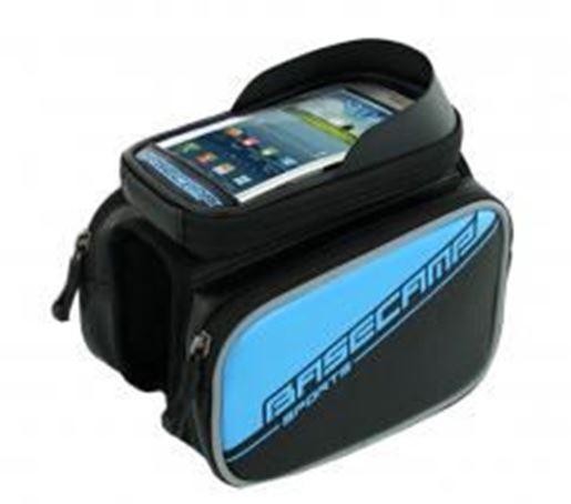 Picture of Cycling Bike Bicycle Frame Pannier Front Tube Bag Case For Cell Phone,Green