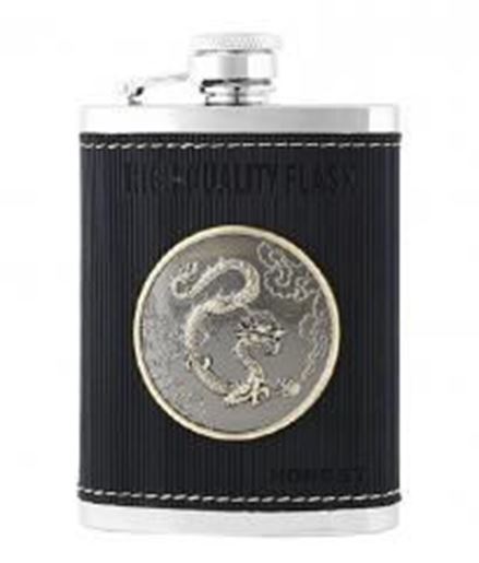 Foto de Creative Gifts Portable Stainless Steel Hip Flask, 8oz