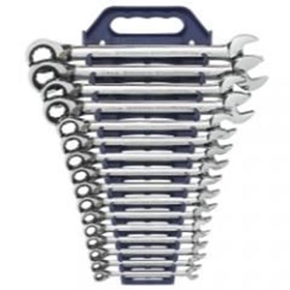 Foto de 16 Pc. Metric Reversible Combination Ratcheting GearWrench Set