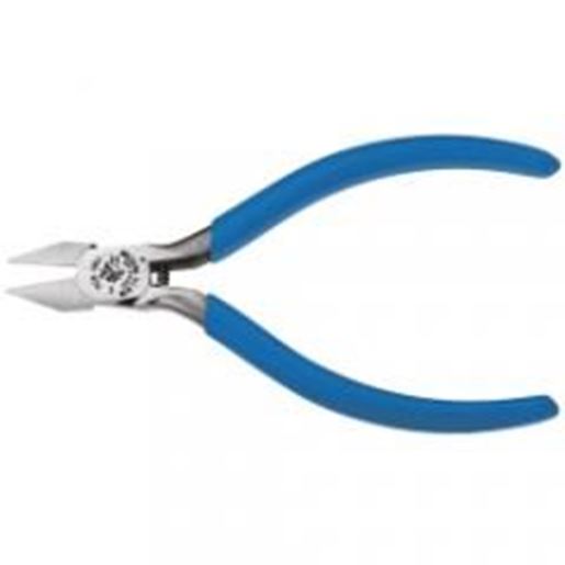 Foto de 5" Coil Spring Diagonal Cutting - Pointed Nose, Narrow Jaws Pliers