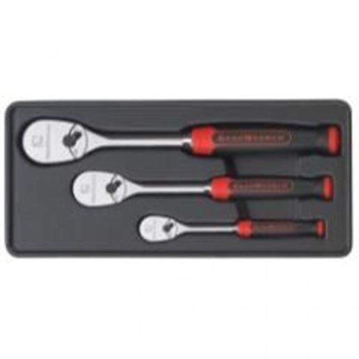 Foto de GearWrench 3-Piece 84-Tooth Ratchet Set with Cushion Grip Handles