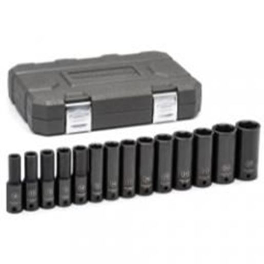 Foto de 14-Piece 1/2" Drive 6 Point Metric Deep Set