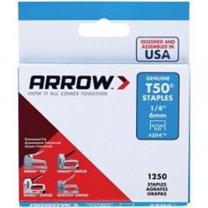 Picture of Arrow 50424 T50 Staples, 1,250 pk (1/4")