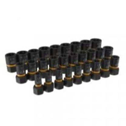 Foto de 28-pc 1/4" & 3/8" Drive Bolt Biter Impact Extraction Socket Set