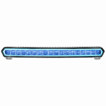 Picture of SALE - RIGID Industries SR-L Series 20" Off-Road LED Light Bar - Black w/Blue Halo Back Lighting