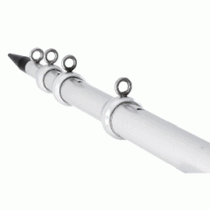 Foto de Tigress XD Telescoping Aluminum Outrigger Poles - 18&#39; - 1-1/2" OD - Silver