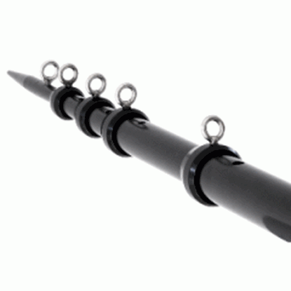 Foto de Tigress XD Telescoping Aluminum Outrigger Poles - 18&#39; - 1-1/2" OD - Black