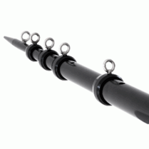 Picture of Tigress XD Telescoping Aluminum Outrigger Poles - 18&#39; - 1-1/2" OD - Black