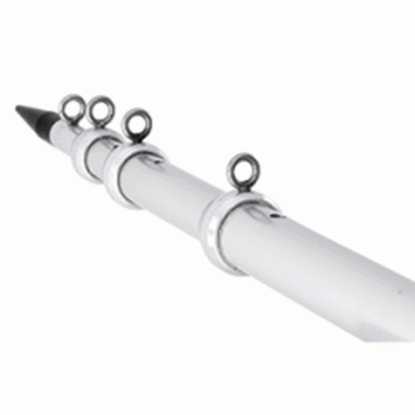 Foto de Tigress XD Telescoping Aluminum Outrigger Poles - 15&#39; - 1-1/2" OD Silver