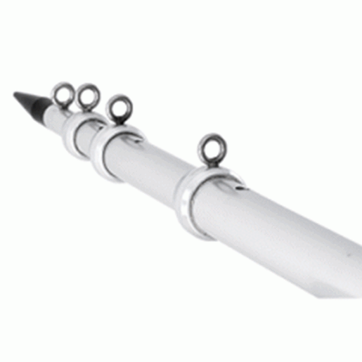 图片 Tigress XD Telescoping Aluminum Outrigger Poles - 15&#39; - 1-1/2" OD Silver