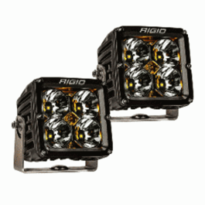 图片 SALE - RIGID Industries Radiance Pod XL - Black Case w/Amber Backlight - Pair