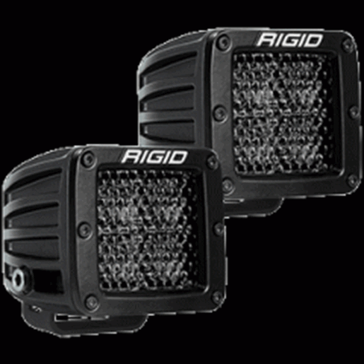 Picture of SALE - RIGID Industries D-Series Pro Spot Diffused Midnight Surface Mount - Pair