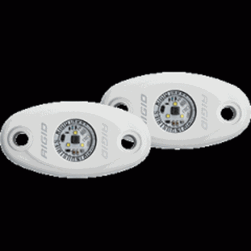 图片 SALE - RIGID Industries A-Series White High Power LED Light - Pair - Natural White