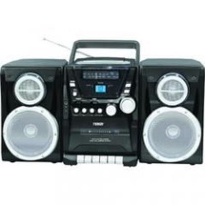 Foto de Naxa Portable CD Player with AM/FM Stereo Radio Cassette Player/Recorder & Twin Detachable Speakers