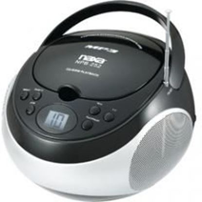 Picture of Naxa Portable MP3/CD Player with AM/FM Stereo Radio- Black
