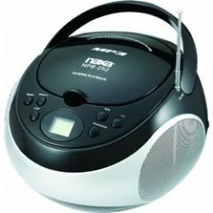 Picture of Naxa Portable CD Player with AM/FM Stereo Radio- Black