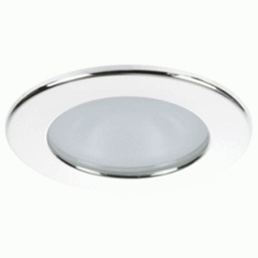 图片 CLOSEOUT - Quick Kai XP Downlight LED - 4W, IP66, Spring Mounted - Round White Bezel, Round Warm White Light