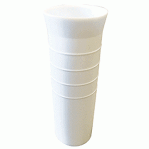 图片 Tigress 8-1/2" Ribbed Replacement Vinyl Insert Liner - White