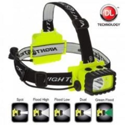 Picture of Bayco Nightstick LED Headl Amp with White and Green LED's w/ Hi-viz Green Base