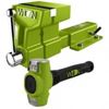 图片 Special Edition B.A.S.H. 5 in. ATV Vise w/ Mounting Bracket and 2-1/2 lb. Sledge Hammer