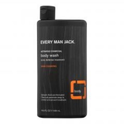 Picture of Every Man Jack Body Wash Activated Charcoal Body Wash | Skin Clearing - Case of 16.9 - 16.9 fl oz.