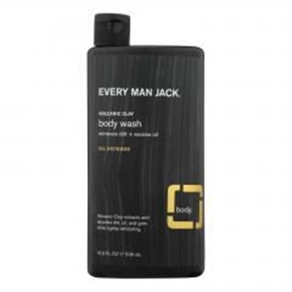 Picture of Every Man Jack Body Wash Volcanic Clay Body Wash | Oil Defense - Case of 16.9 - 16.9 fl oz.