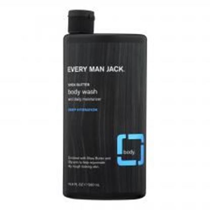 Foto de Every Man Jack Body Wash Shea Butter Body Wash | Deep Hydration - Case of 16.9 - 16.9 fl oz.