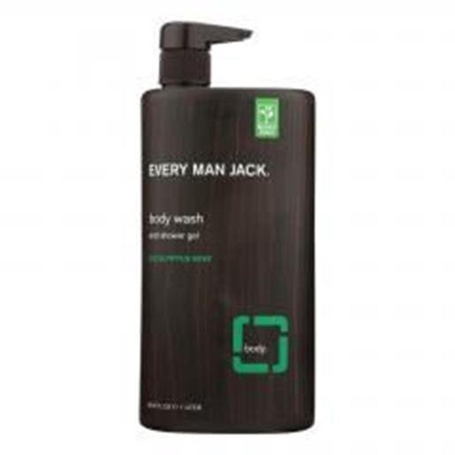 Foto de Every Man Jack Body Wash Eucalyptus Mint Body Wash - Case of 33.8 - 33.8 fl oz.