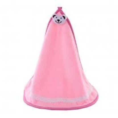 图片 Plush Kids Hanging Hand Towels, Fingertip Towels, Kitchen Toilets Toy,Pink