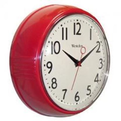 Picture of 9.5" Red Deep Wall Clock