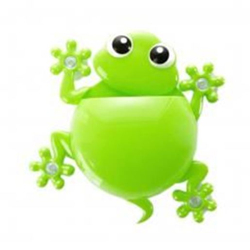 Foto de [Gecko] Lovely Novelty Animal Toothbrush Toothpaste Holder Wall Bathroom Suction for Kids, A