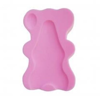 Picture of Newborn Baby Bath Sponge Soft Anti-slip Bathing Mat-Pink